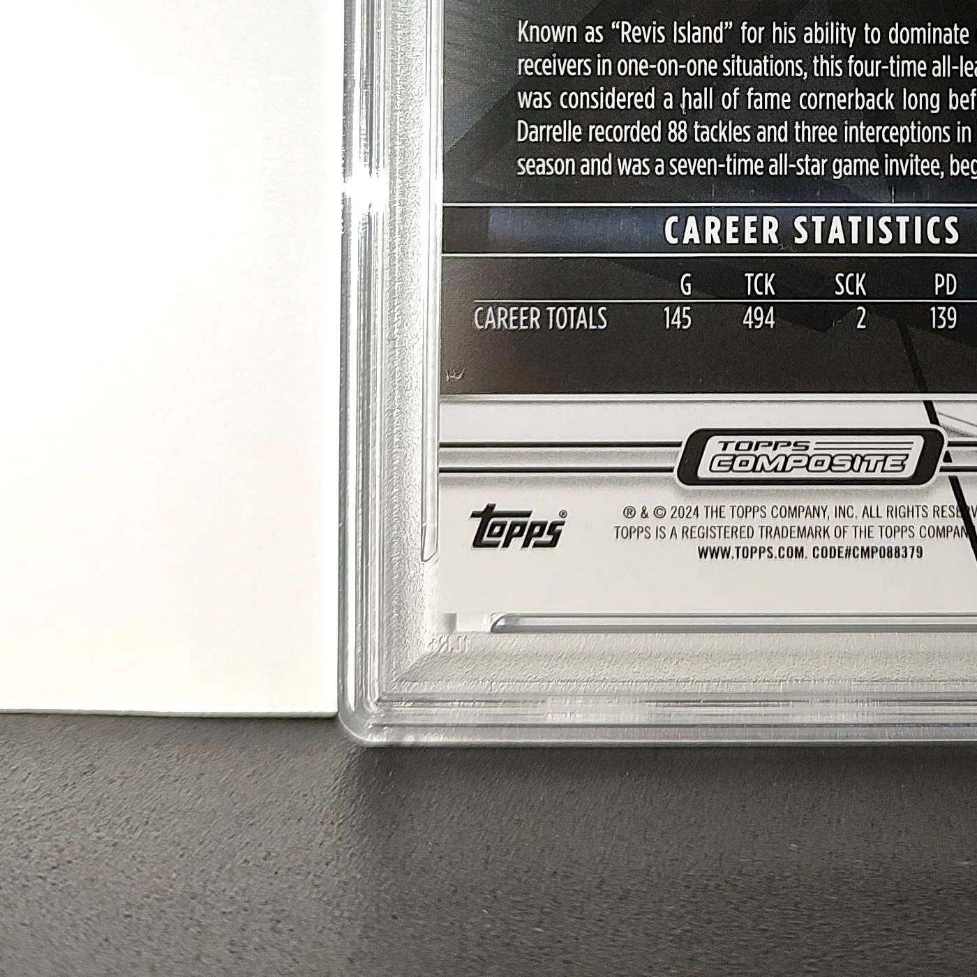 Darelle Revis 2023 Topps Finest #224 014/250 Sky Blue Refractor PSA 10 Gem Mint