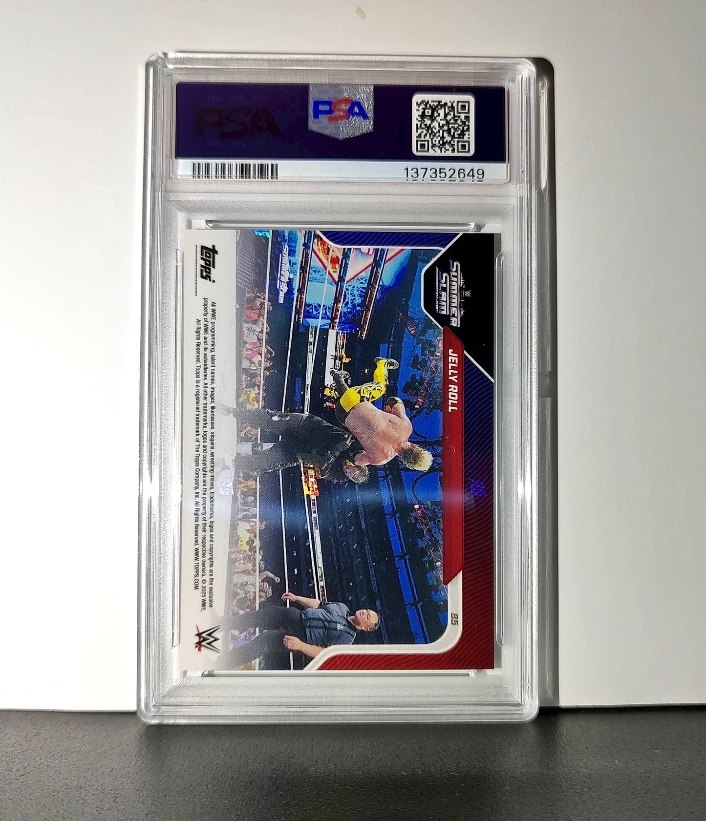 Jelly Roll 2025 Topps Now WWE #85 PSA 9 Mint