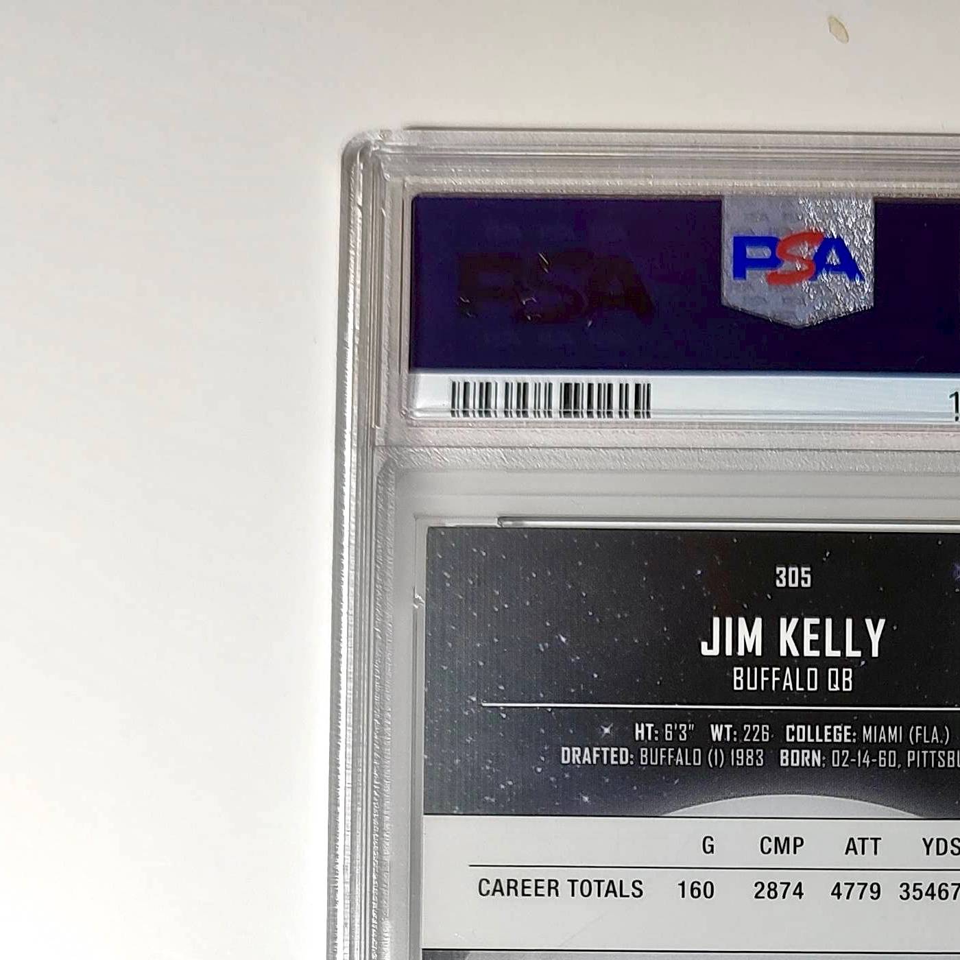 Jim Kelly 2023 Topps Midnight Morning Parallel 057/125 #305 PSA 9 Mint