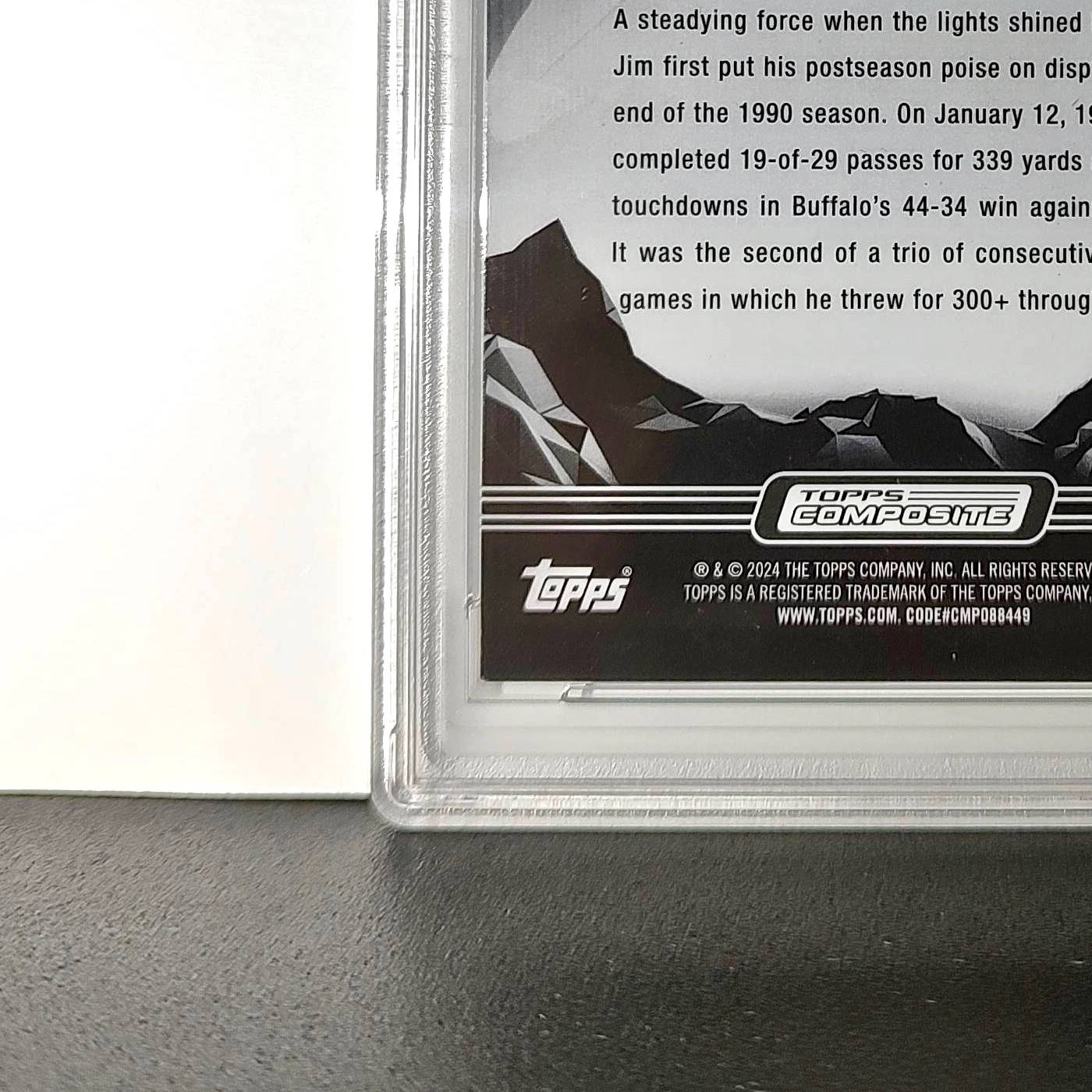 Jim Kelly 2023 Topps Midnight Morning Parallel 057/125 #305 PSA 9 Mint