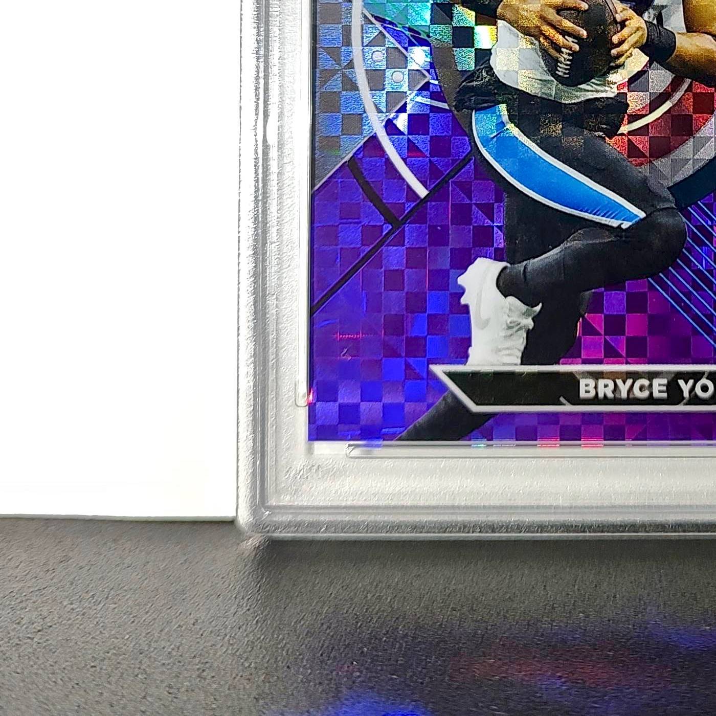Bryce Young 2023 Topps Finest 069/150 Purple Checkerboard Refractor #158 PSA 10