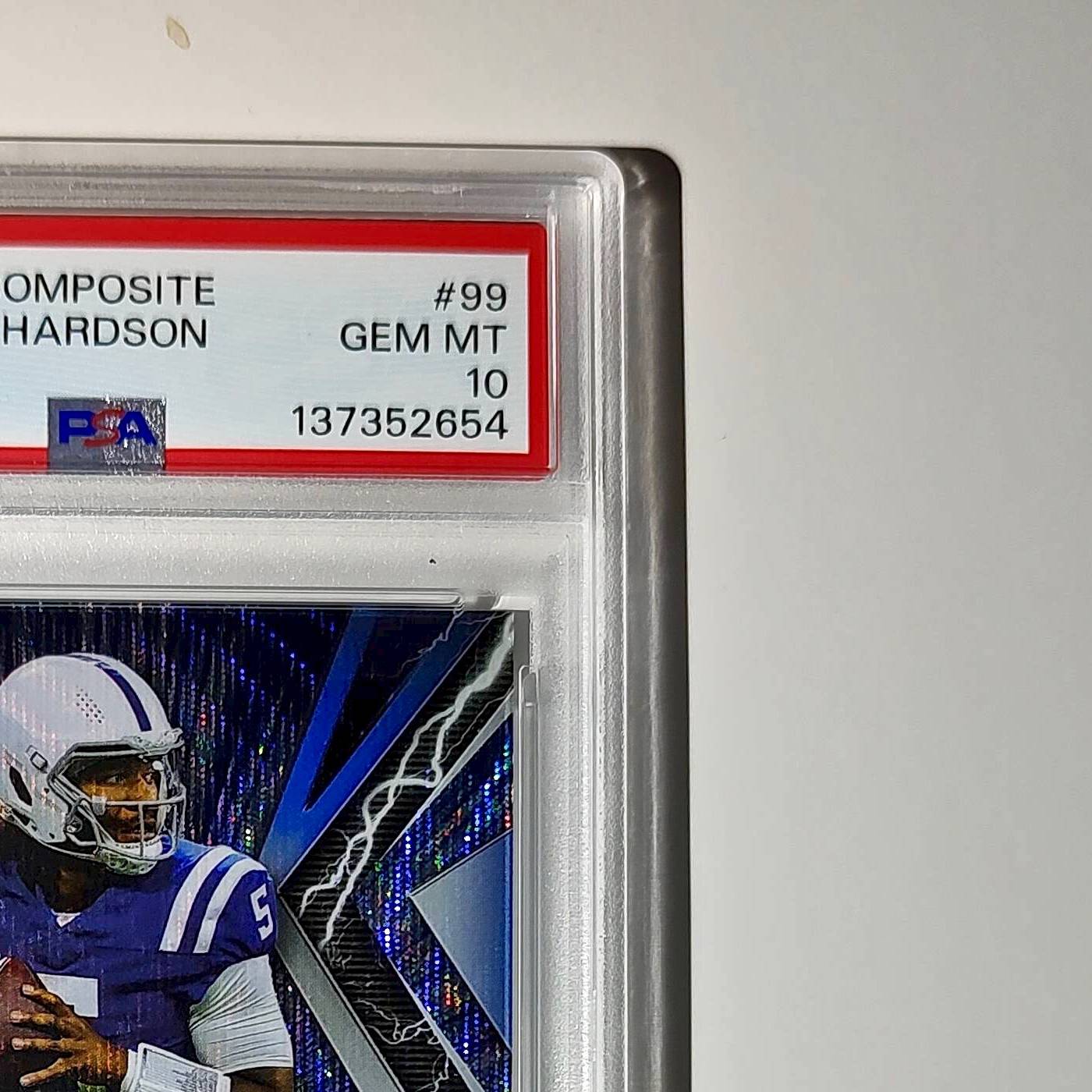 Anthony Richardson 2023 Topps Resurgence 021/225 Navy Surge PSA 10 Gem Mint