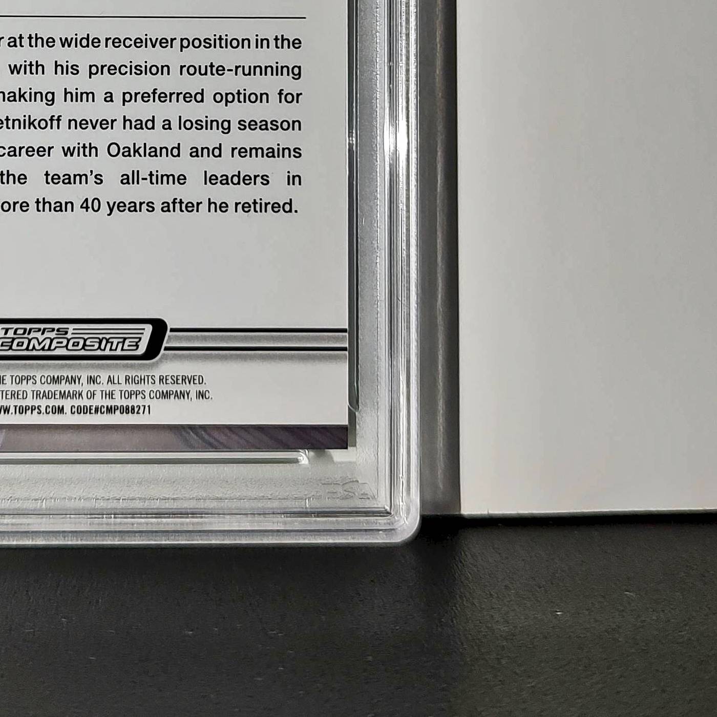 Fred Bilentnikoff 2023 Topps Resurgence 08/20 Lime Green Power Surge #81 PSA 10