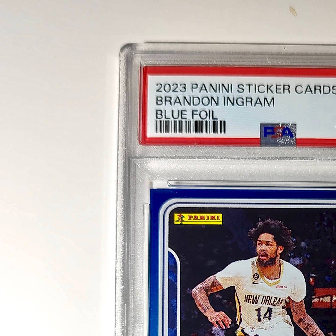 Brandon Ingram 2023-24 Panini Sticker Cards #37 111/200 Blue Foil PSA 7 NM
