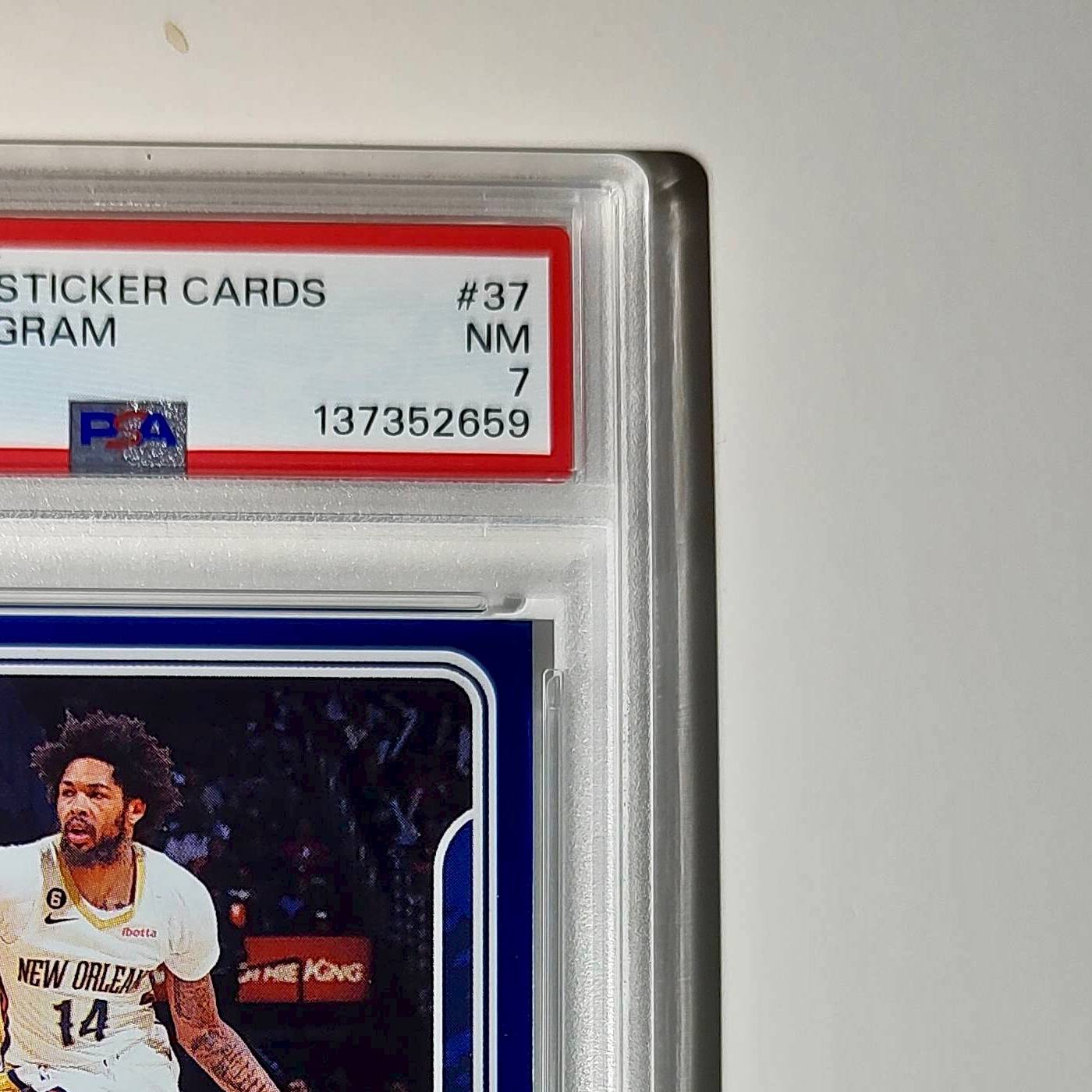 Brandon Ingram 2023-24 Panini Sticker Cards #37 111/200 Blue Foil PSA 7 NM