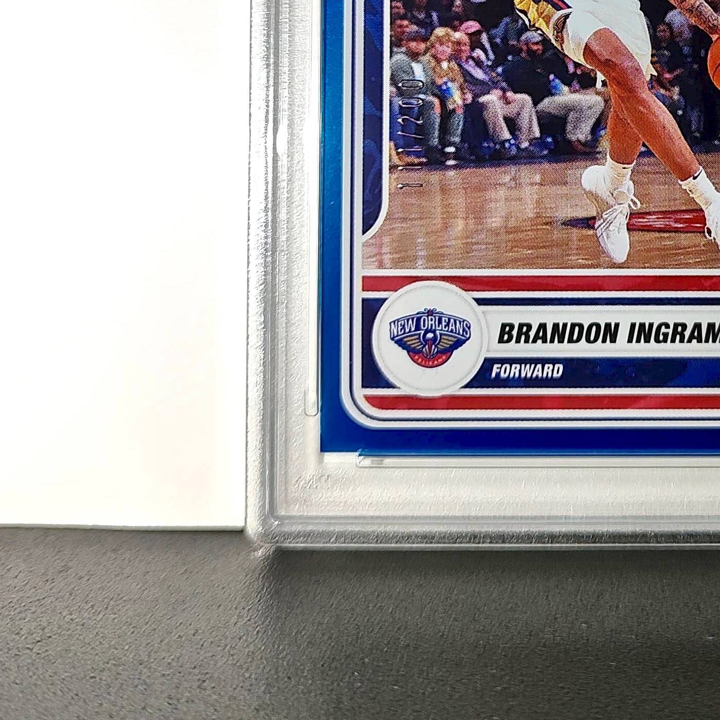 Brandon Ingram 2023-24 Panini Sticker Cards #37 111/200 Blue Foil PSA 7 NM
