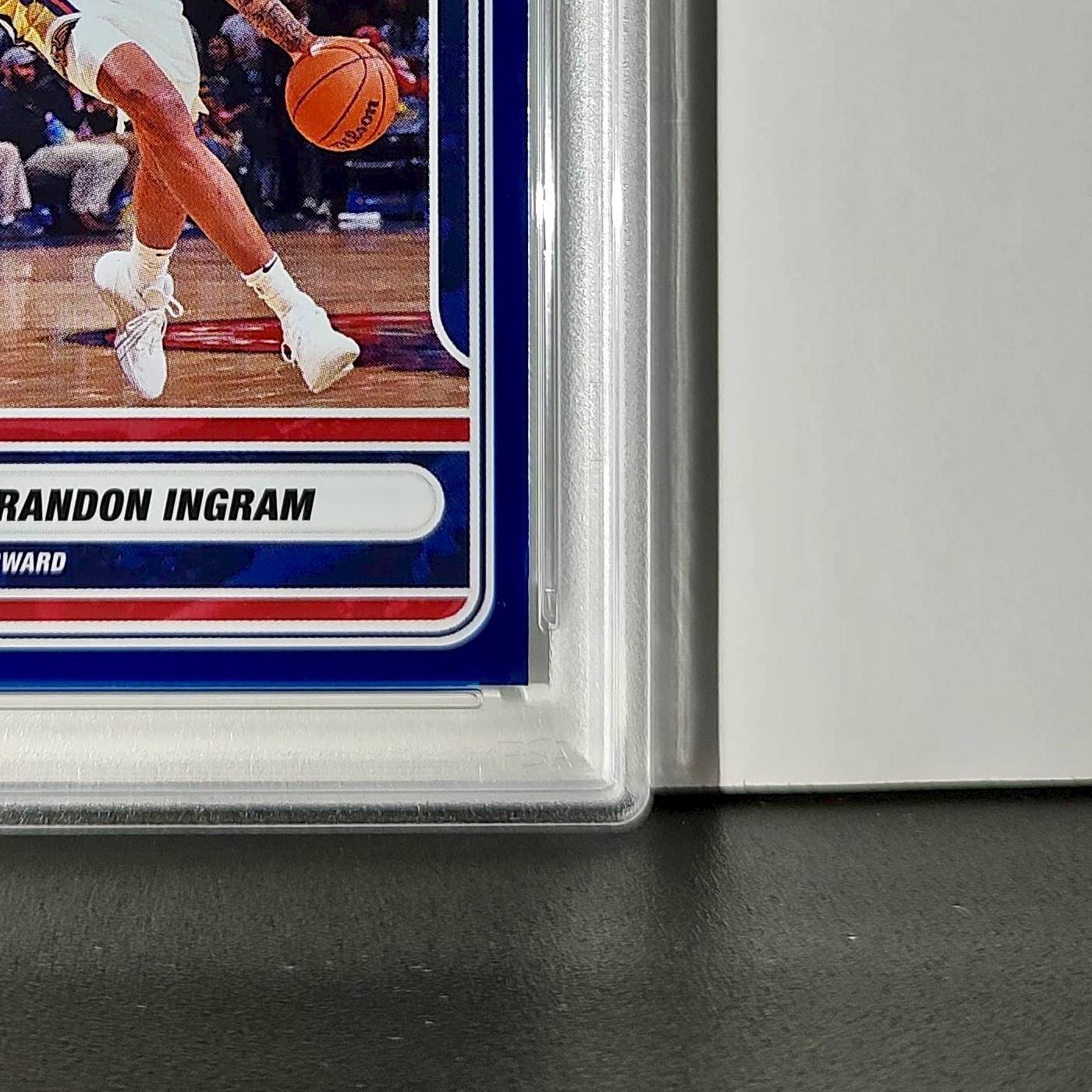 Brandon Ingram 2023-24 Panini Sticker Cards #37 111/200 Blue Foil PSA 7 NM