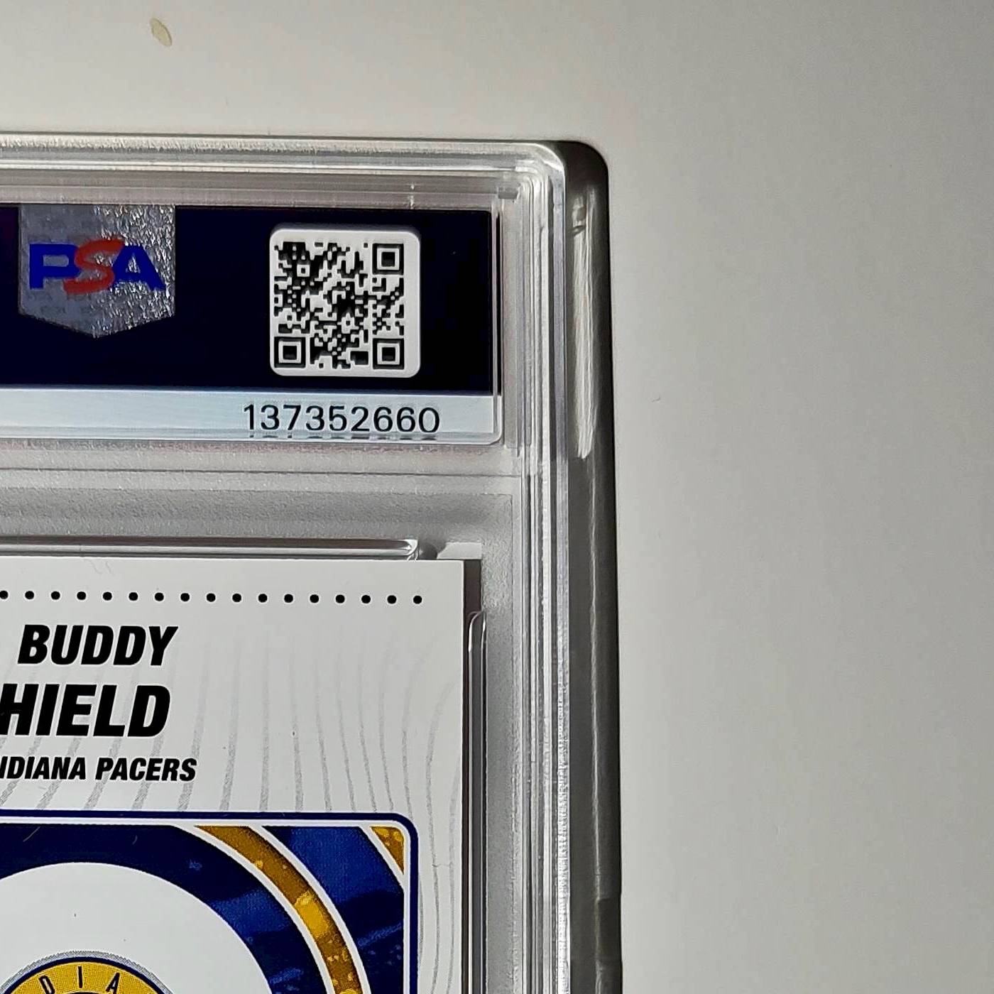 Buddy Held 2023-24 Panini Sticker Cards #67 034/050 Orange Foil PSA 8 NM-MT