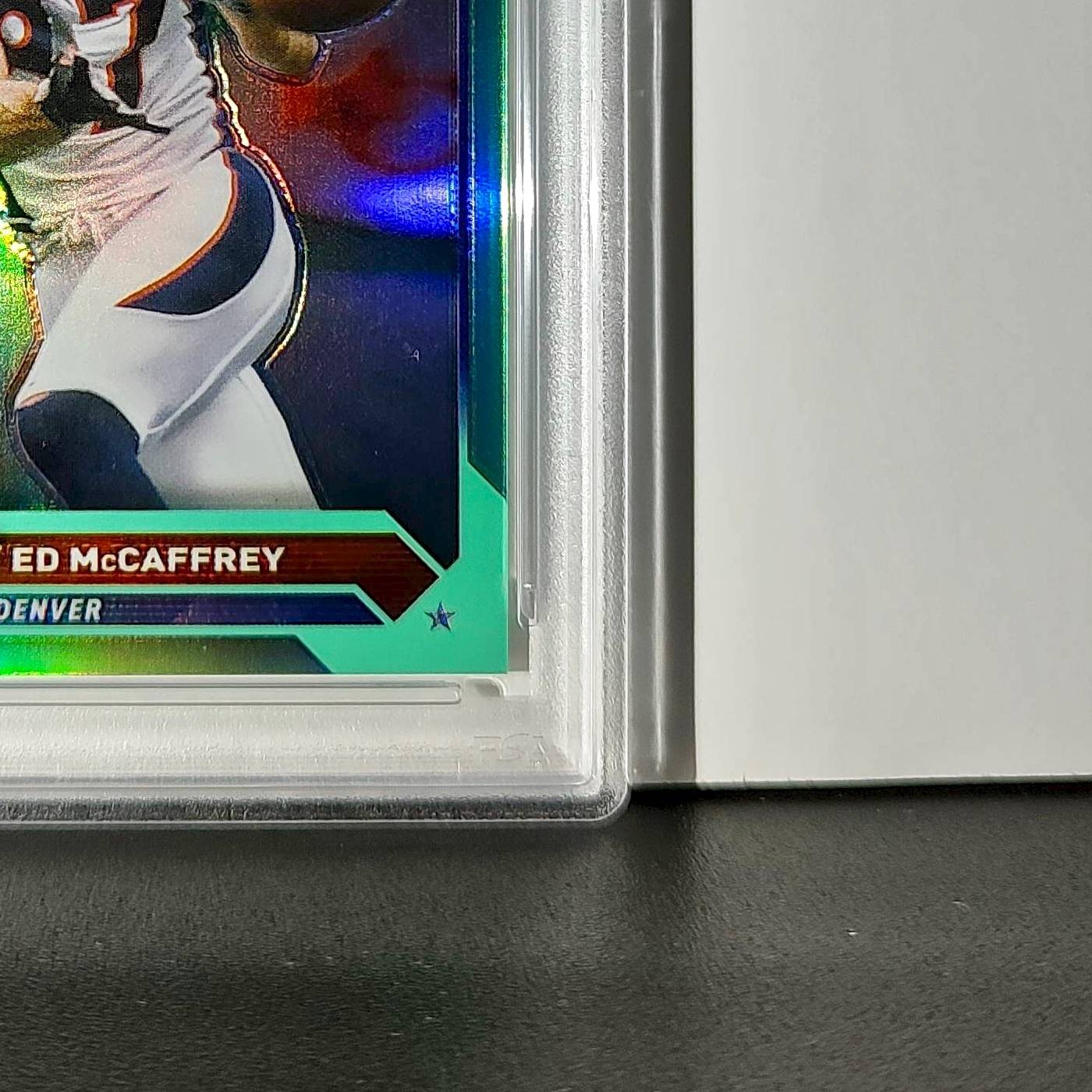 Ed McCaffrey 2023 Topps Chrome 159/199 #42 Aqua Refractors PSA 10 Gem Mint