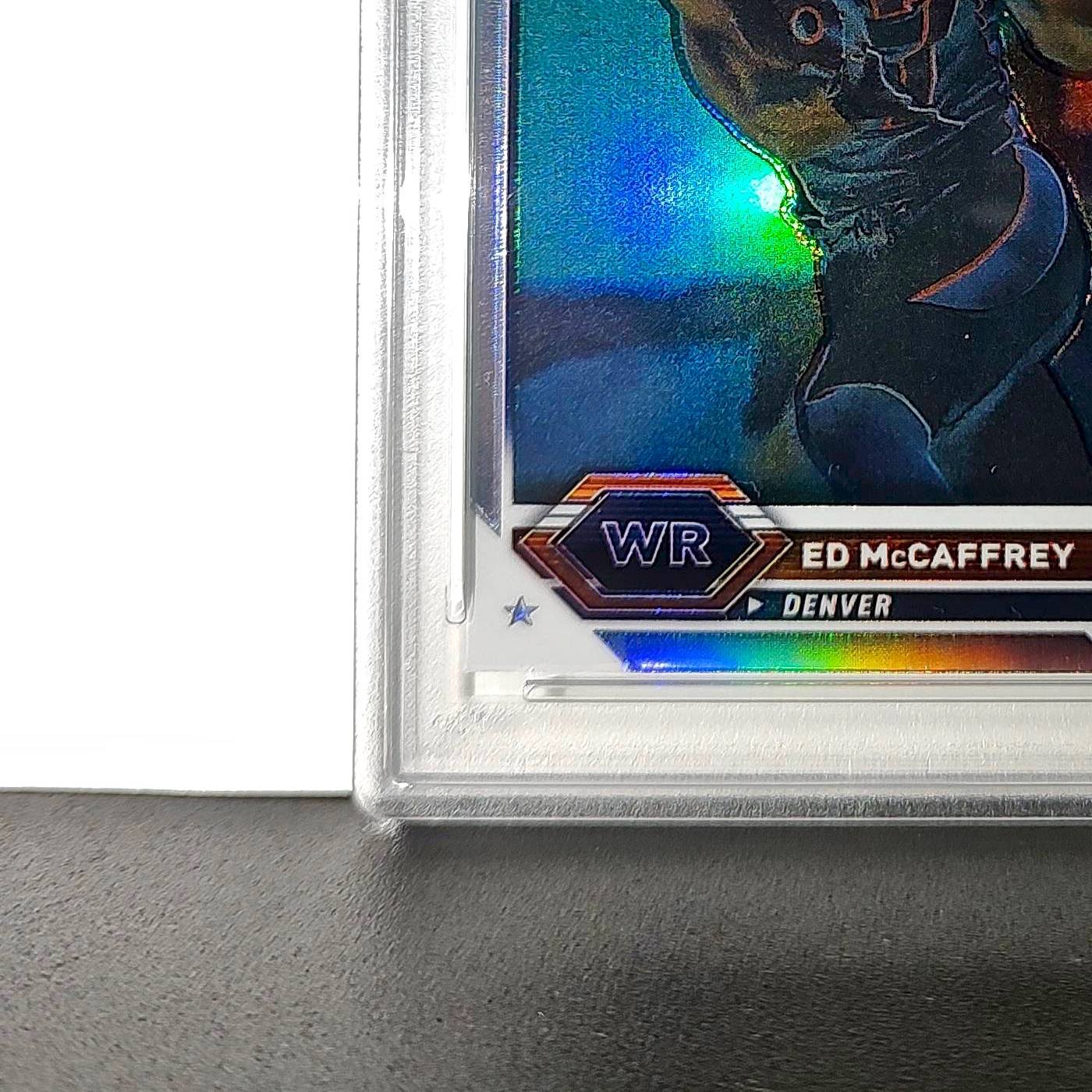 Ed McCaffrey 2023 Topps Chrome #42 Sepia Refractors PSA 9 Mint