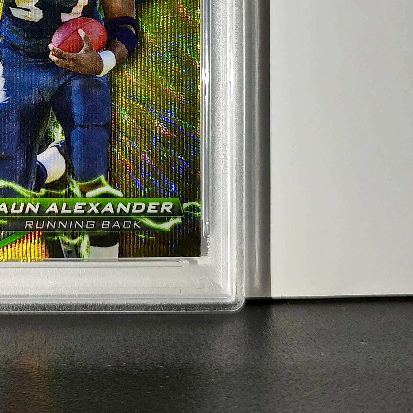 Shaun Alexander 2023 Topps Resurgence 071/200 #83 Yellow Surge PSA 9 Mint