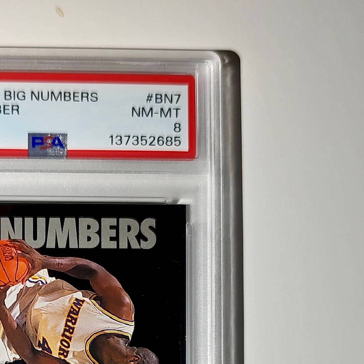 Chris Webber 1994 NBA Hoops Big Numbers #BN7 Rainbow PSA 8 NM-MT