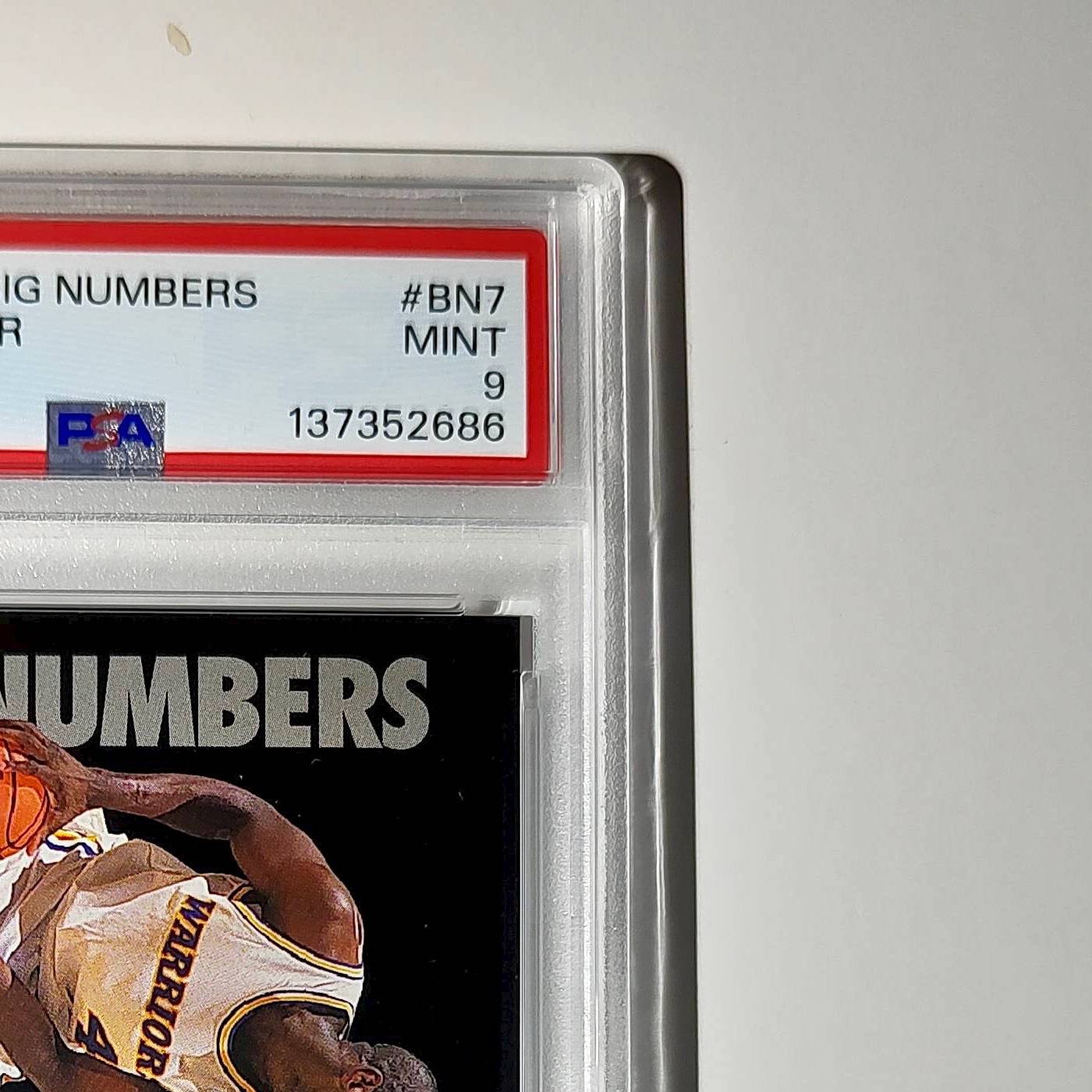 Chris Webber 1994 NBA Hoops Big Numbers #BN7 Rainbow PSA 9 Mint