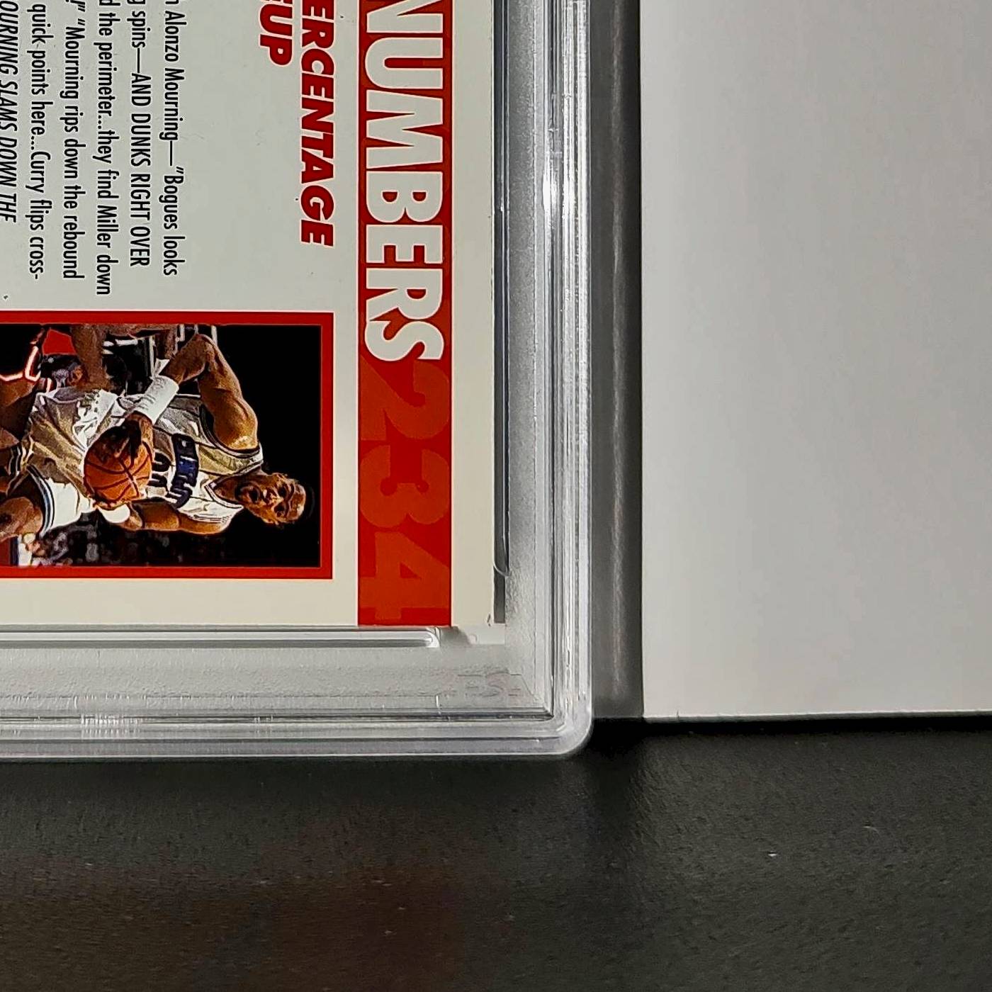 Alonzo Mourning 1994 NBA Hoops Big Numbers #BN11 Rainbow PSA 7 NM