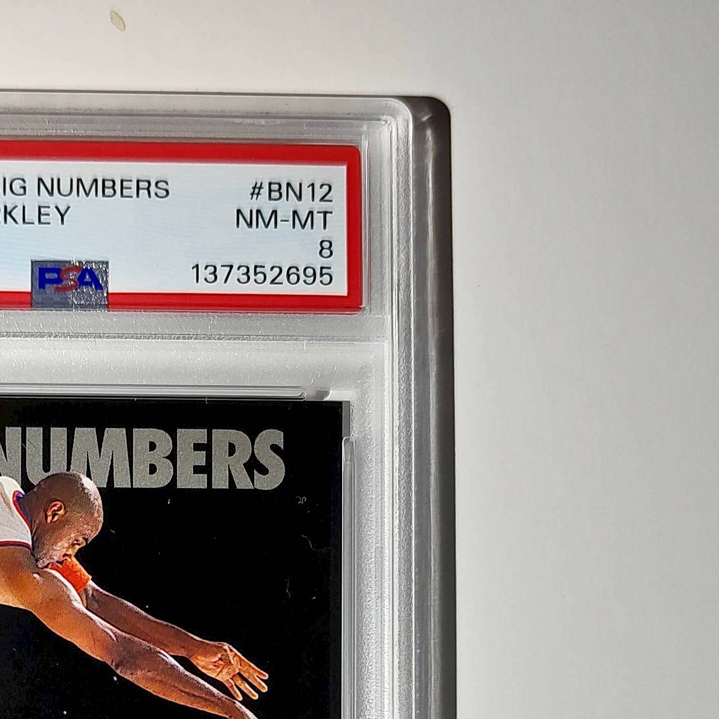 Charles Barkley 1994 NBA Hoops Big Numbers #BN12 Rainbow PSA 8 NM-MT