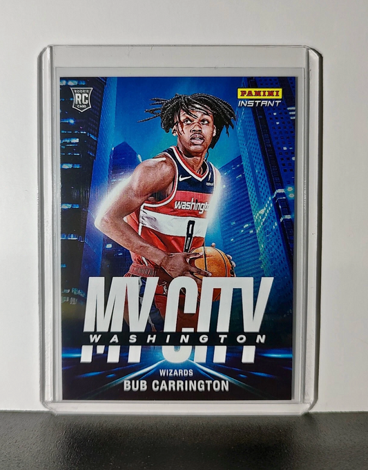 Bub Carrington Rookie 2024-25 Panini MyCity NBA #28 Card Wizards 1/268