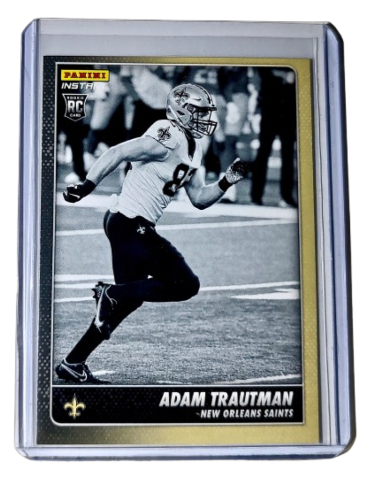 Adam Trautman 2020 Panini NFL #34 Black and White Rookies Card Saints 1 of 518