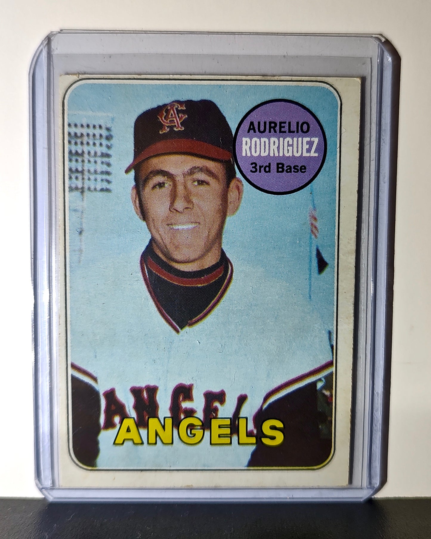 1968 Aurelio Rodgiguez Topps Baseball Card #653 Royals
