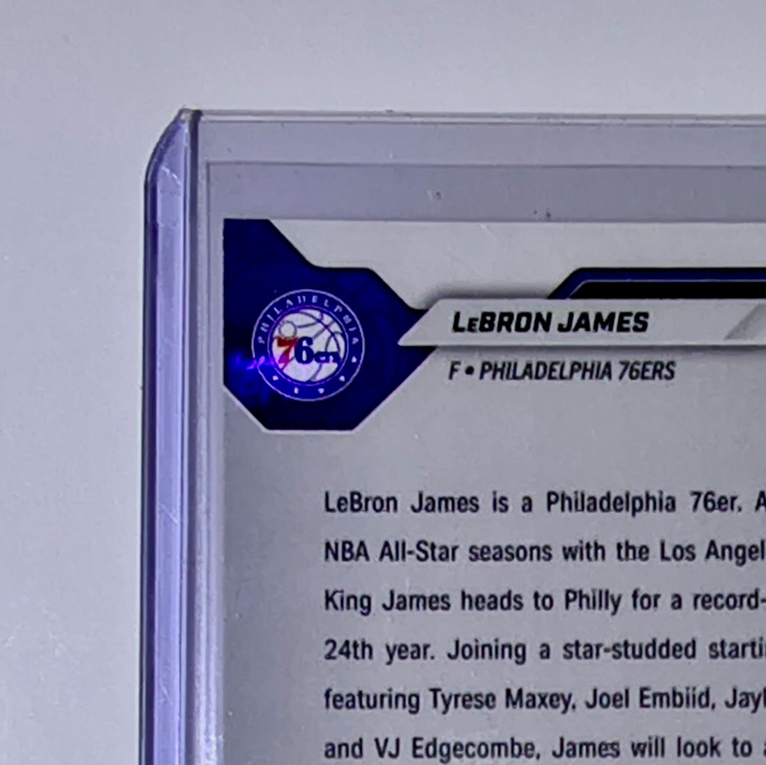 LeBron James 2026-27 Topps Now NBA Basketball Card Philadelphia 76ers