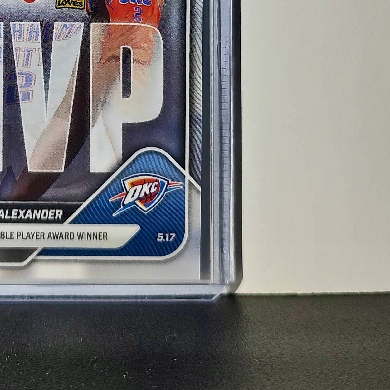 Shai Gilgeous-Alexander 2025-26 Topps Now MVPA Most Valuable Player Card Oklahoma City Thunder