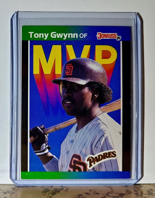 Tony Gwynn 1989 Donruss MVP MLB #BC-20 Baseball Card San Diego Padres