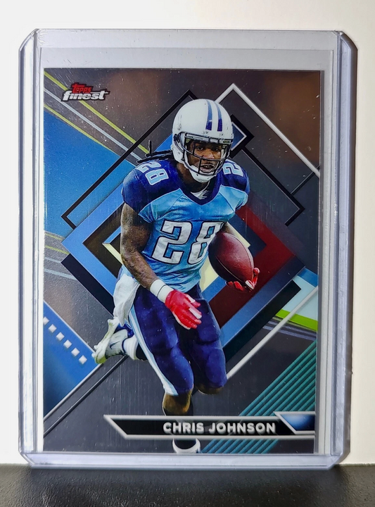 Chris Johnson 2023 Topps Finest NFL #241 Card Tennessee Titans