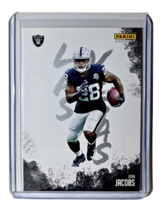 Josh Jacobs 2020 Panini NFL Instant My City #12 Football Card 1 of 1275