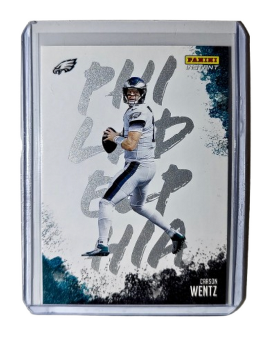 Carson Wentz 2020 Panini NFL Instant My City #2 Football Card 1 of 1275