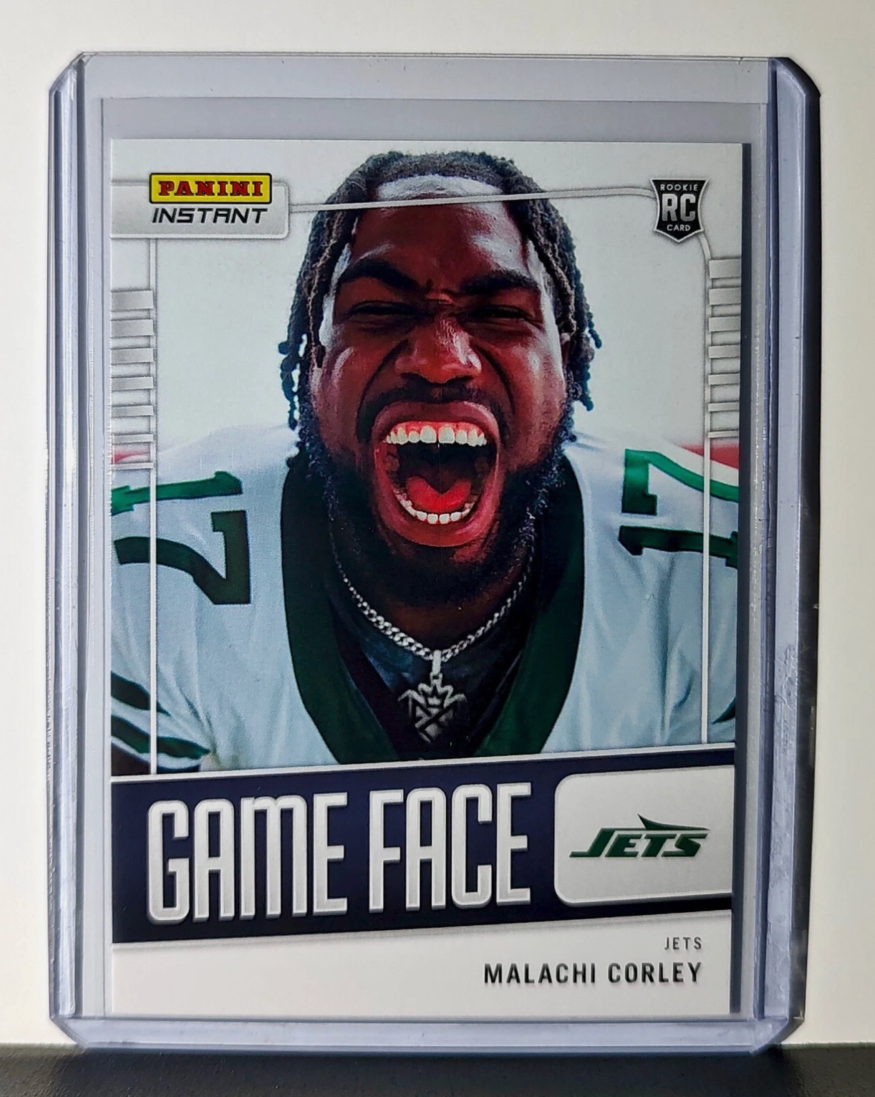Malachi Corley 2024 Panini Game Face #20 NFL Rookie Card New York Jets 1/331