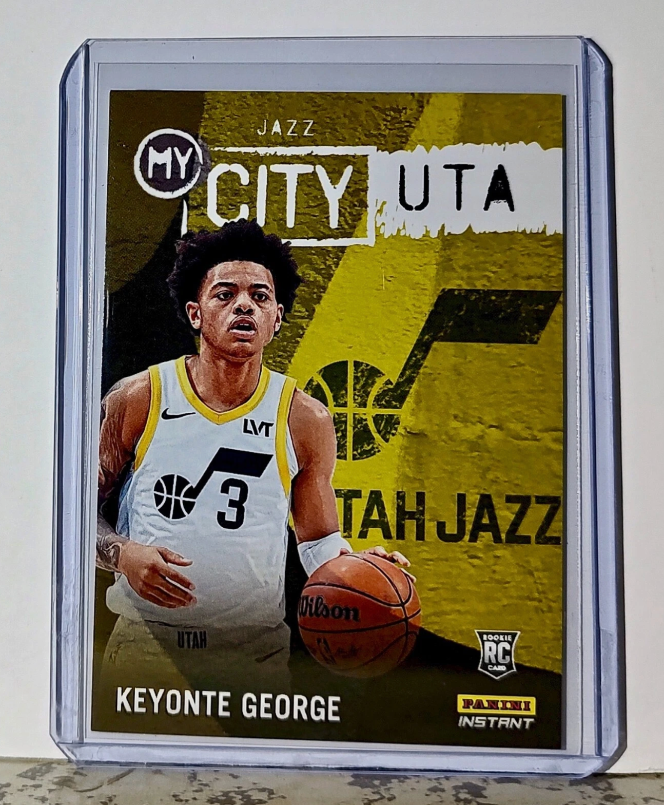 Keyonte George 2023-24 Panini NBA #19 MyCity Basketball Card Utah Jazz 1/543
