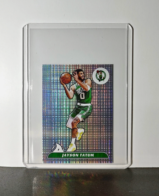 Jayson Tatum 2024-25 Panini NBA #123 Sticker Card Boston Celtics