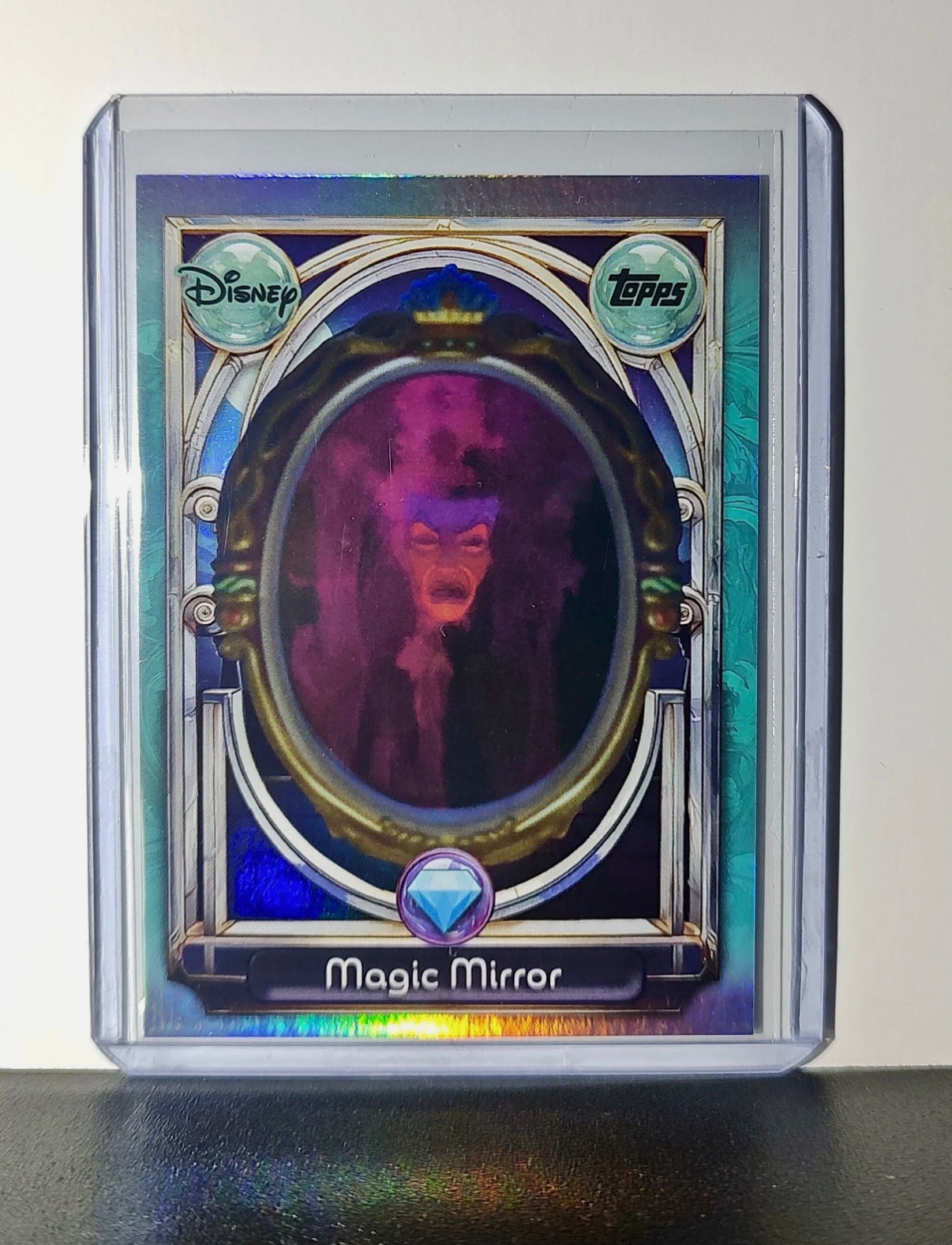 Magic Mirror 2025 Topps Disney #108 Diamond Card Snow White & the Seven Dwarfs